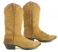 Ariat 10001015 Heritage Western Sueded Golden Tan Leather Cowboy Boots Women