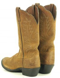 Ariat 10001015 Heritage Western Sueded Golden Tan Leather Cowboy Boots Women