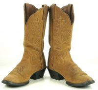 Ariat 10001015 Heritage Western Sueded Golden Tan Leather Cowboy Boots Women