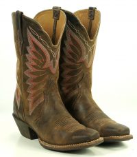 Ariat Autry 10-Inch Western Riding Boot #1001857 8-Row Stitched Wings Womens (1)
