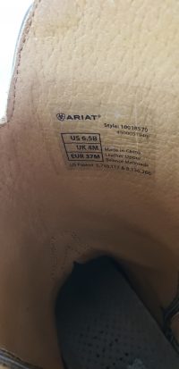 Ariat Autry 10-Inch Western Riding Boot #1001857 8-Row Stitched Wings Womens (12)