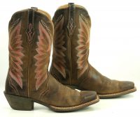 Ariat Autry 10-Inch Western Riding Boot #1001857 8-Row Stitched Wings Womens (4)