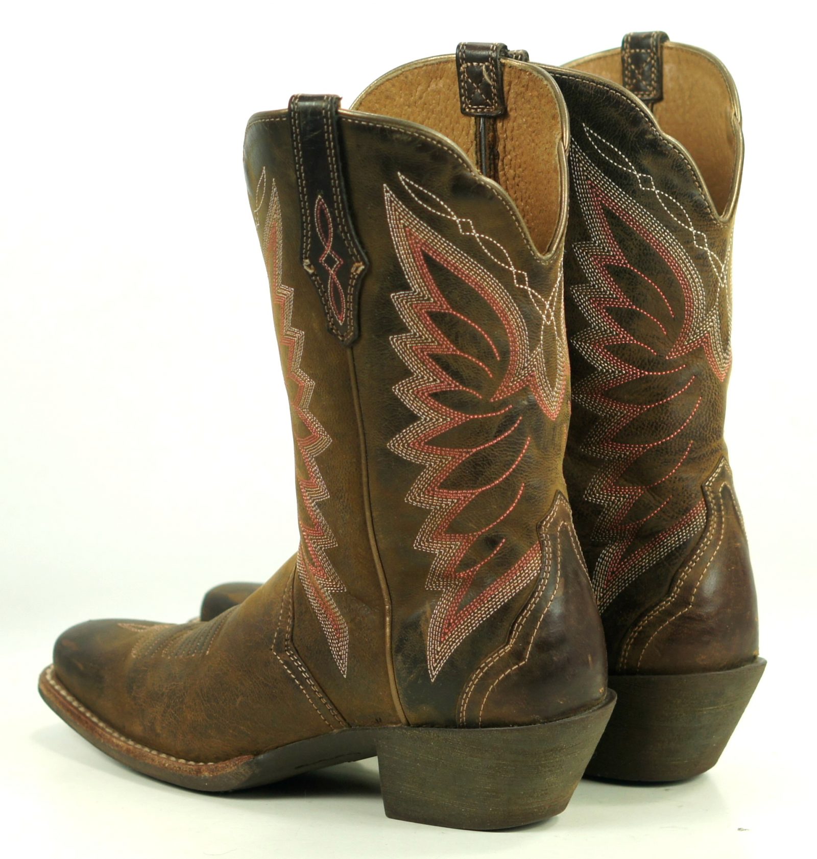 Ariat Autry 10-Inch Western Riding Boot #1001857 8-Row Stitched Wings Womens (6)