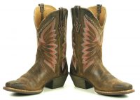 Ariat Autry 10-Inch Western Riding Boot #1001857 8-Row Stitched Wings Womens (8)