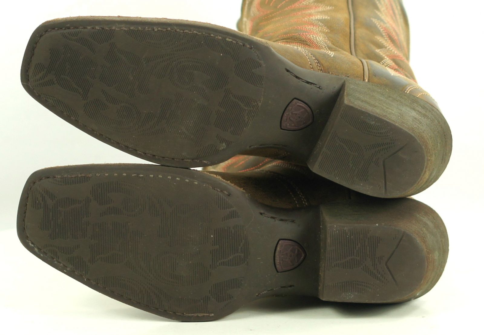 Ariat Autry 10-Inch Western Riding Boot #1001857 8-Row Stitched Wings Womens (9)