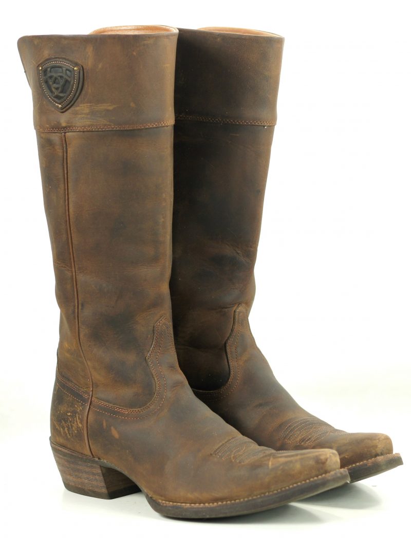 Ariat Chandler Cognac Leather 16 Tall Knee High Riding Boots $249 Women