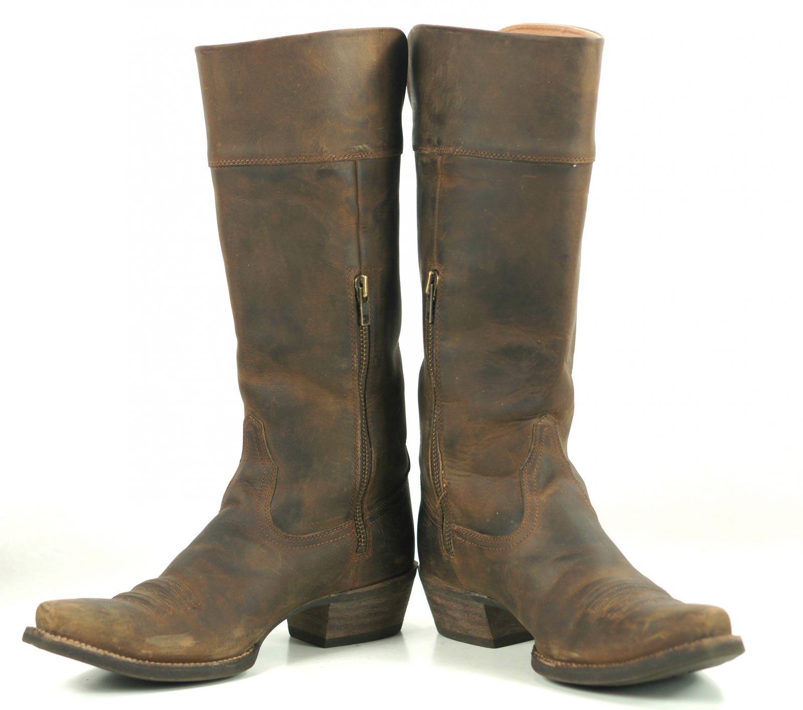 Ariat Chandler Cognac Leather 16 Tall Knee High Riding Boots $249 Women