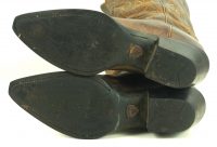 Ariat Distressed Brown Leather Cowboy Western Boots Wild Stitch Women