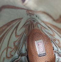 Ariat Distressed Brown Leather Cowboy Western Boots Wild Stitch Women