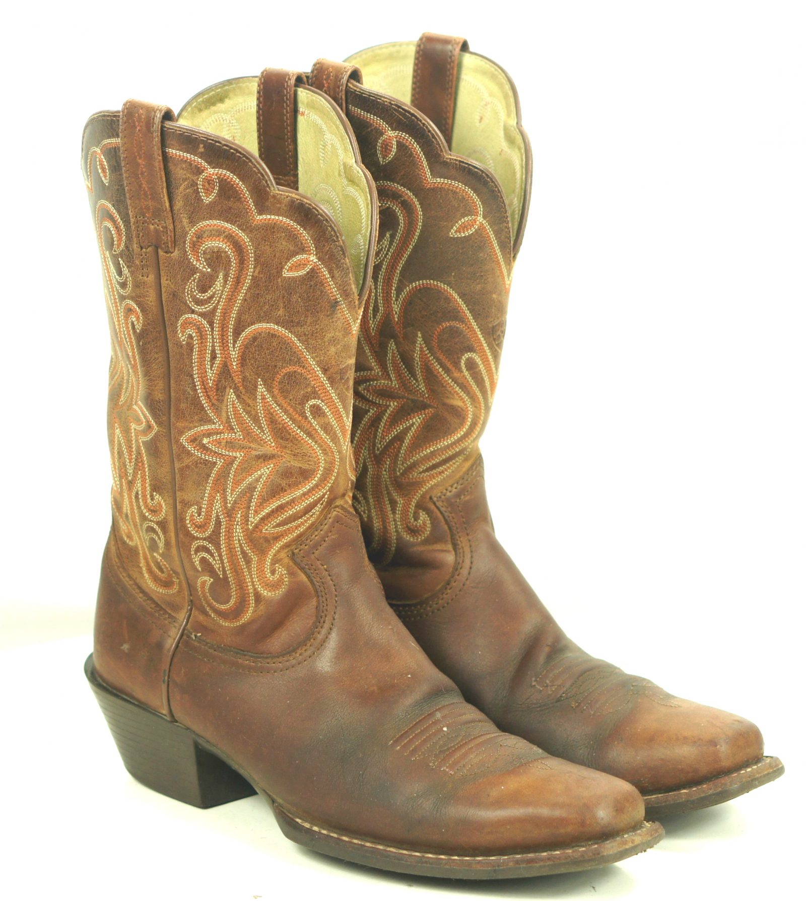 Ariat Russet Rebel Legend Punchy Toe Cowboy Western Boots 15845 $190 Women