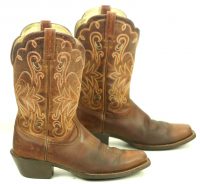 Ariat Russet Rebel Legend Punchy Toe Cowboy Western Boots 15845 $190 Women