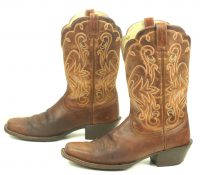 Ariat Russet Rebel Legend Punchy Toe Cowboy Western Boots 15845 $190 Women