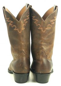 Ariat Sedona Oiled Brown Leather Cowboy Roper Riding Boots #34625 Men