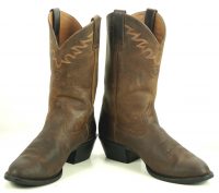 Ariat Sedona Oiled Brown Leather Cowboy Roper Riding Boots #34625 Men