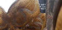Dan Post Distressed Tan Brown Leather Western Cowboy Boots US Made Women