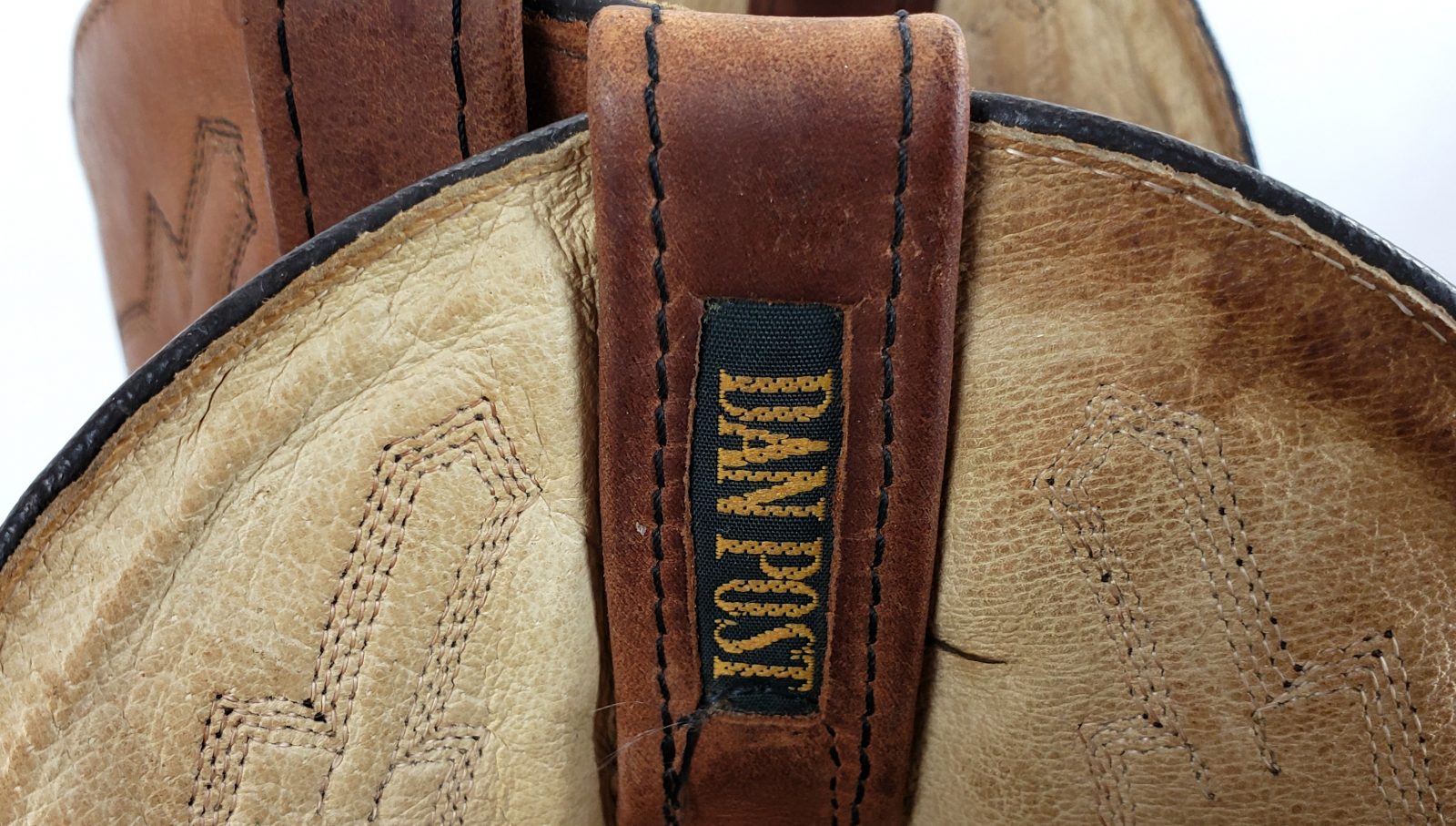 Dan Post Marlboro Brown Leather Cowboy Western Boots Vintage US Made Women