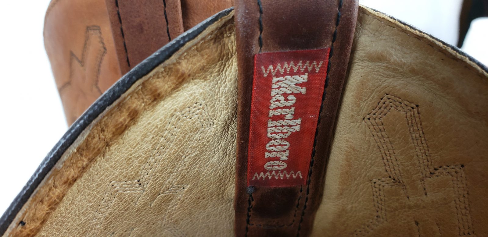 Dan Post Marlboro Brown Leather Cowboy Western Boots Vintage US Made Women