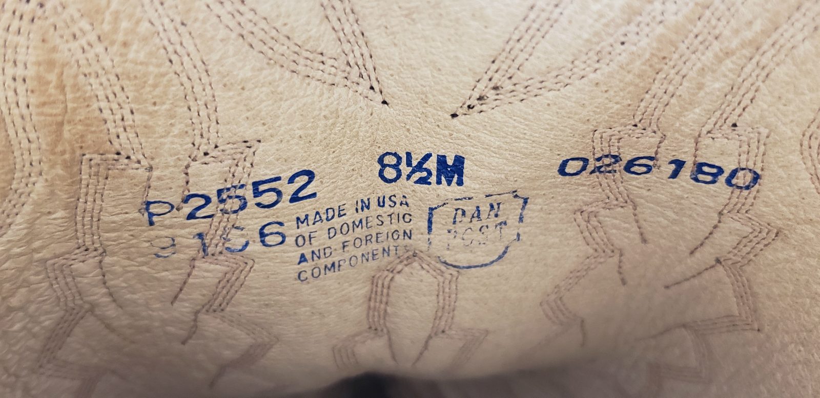 Dan Post Marlboro Brown Leather Cowboy Western Boots Vintage US Made Women