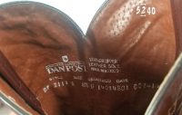 Dan Post Russet Leather Cowboy Western Boots 8 Row Stitch Mexico Men