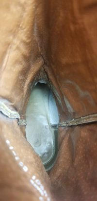 Dan Post Russet Leather Cowboy Western Boots 8 Row Stitch Mexico Men