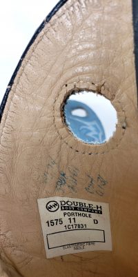 Double H Porthole Tricolor Leather Buckaroo Cowboy Boots Blu Black Tan Mens (8)