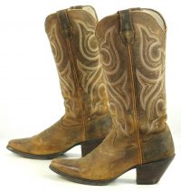 Durango Crush Jealousy Ruffout Suede Western Cowboy Boots $170 RD3514 Women