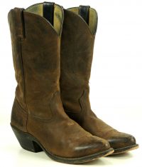 Durango Distressed Brown Leather Cowboy Western Boots $150 RD4112 Women