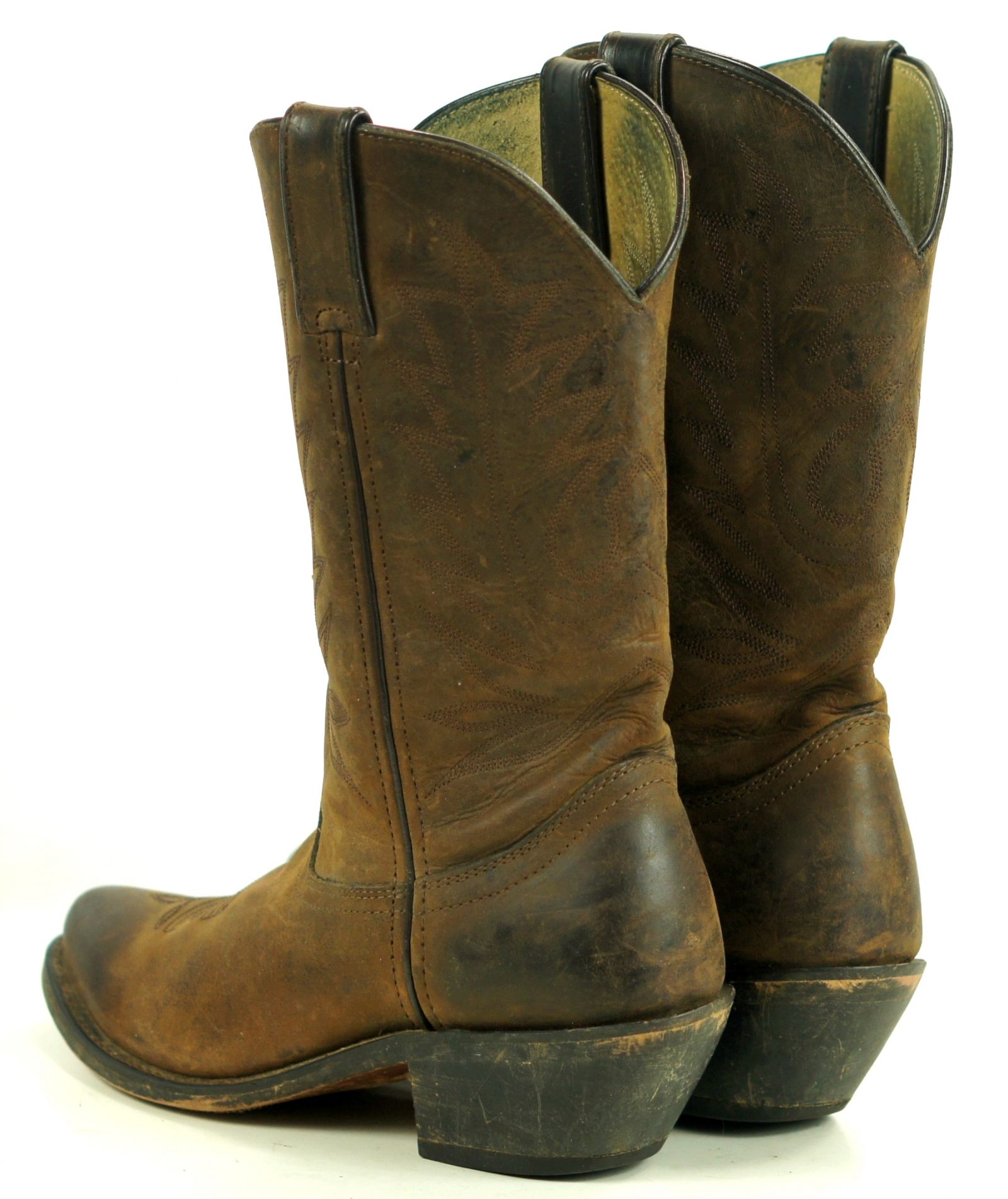 Durango Distressed Brown Leather Cowboy Western Boots $150 RD4112 Women