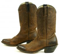 Durango Distressed Brown Leather Cowboy Western Boots $150 RD4112 Women