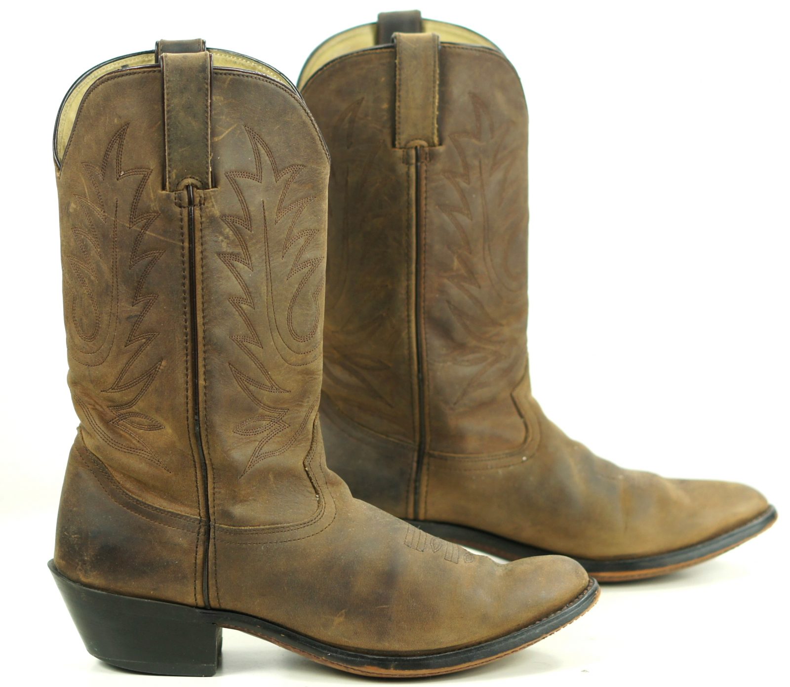 Durango Distressed Brown Leather Cowboy Western Boots $150 RD4112 Women