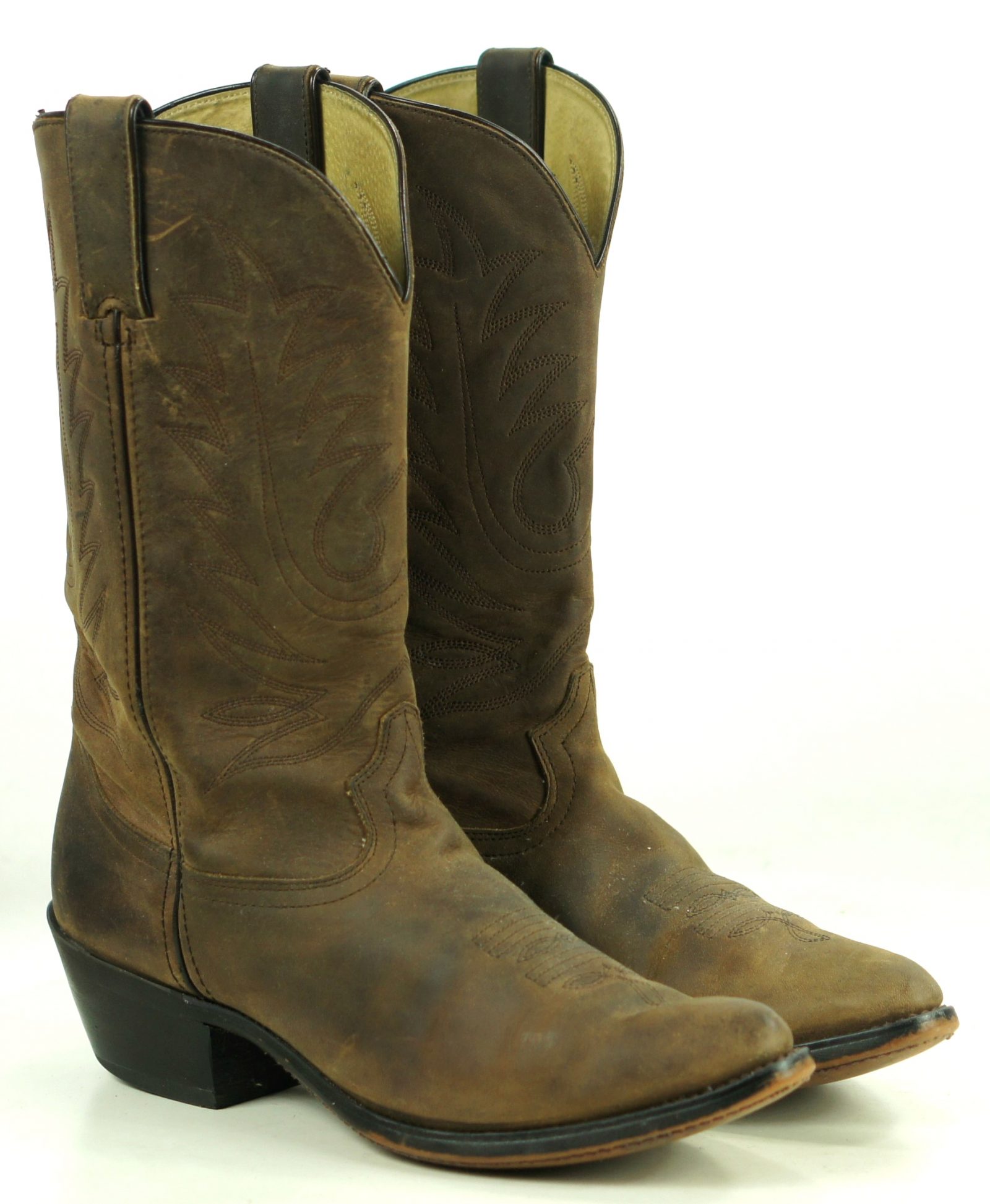 Durango Distressed Brown Leather Cowboy Western Boots $150 RD4112 Women