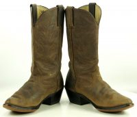 Durango Distressed Brown Leather Cowboy Western Boots $150 RD4112 Women