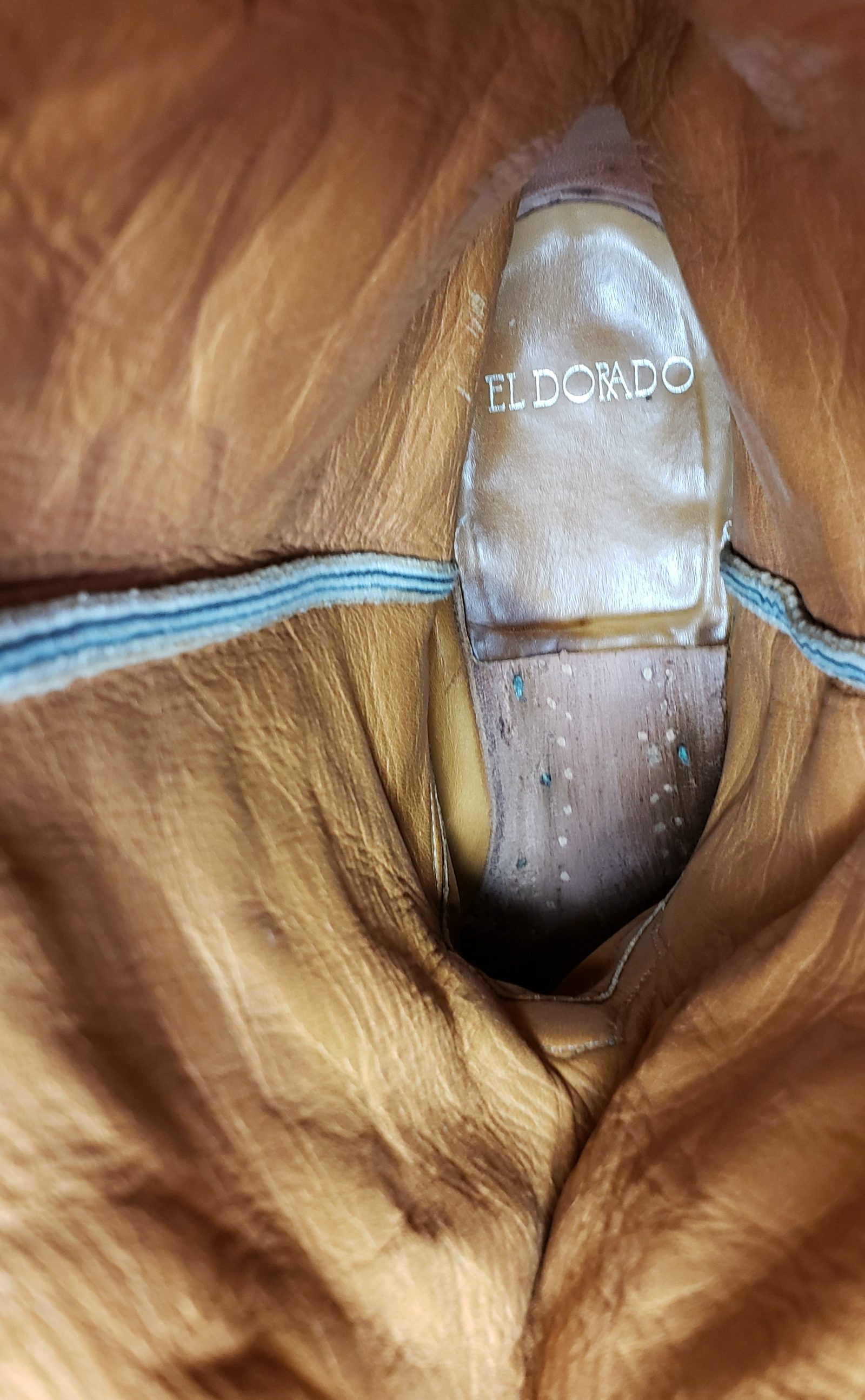 El Dorado Full Quill Ostrich Gray Western Cowboy Boots Handcrafted Men