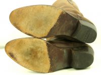 Florsheim Brown Leather Suede Biker Harness Ankle Boots Brazil Men