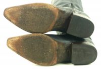 Frye Royal Blue Leather Cowboy Western Snip Toe Boots Vintage Spain Women