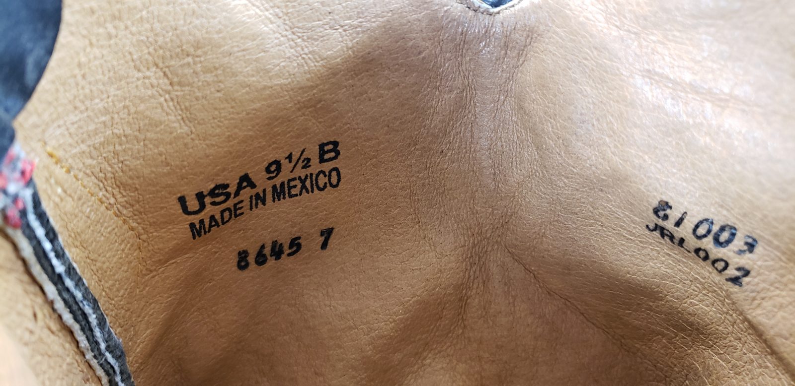 Johnny Ringo Black Leather Cowboy Boots Red Stitch Cutouts JRL002 Women