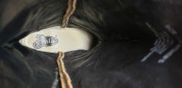 Justin Black And Brown Leather Cowboy Western Boots Stitched Arrows Women