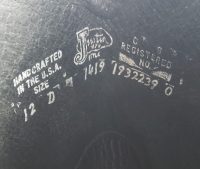 Justin Black Leather Cowboy Boots Red White Stitch USA Handcrafted Men