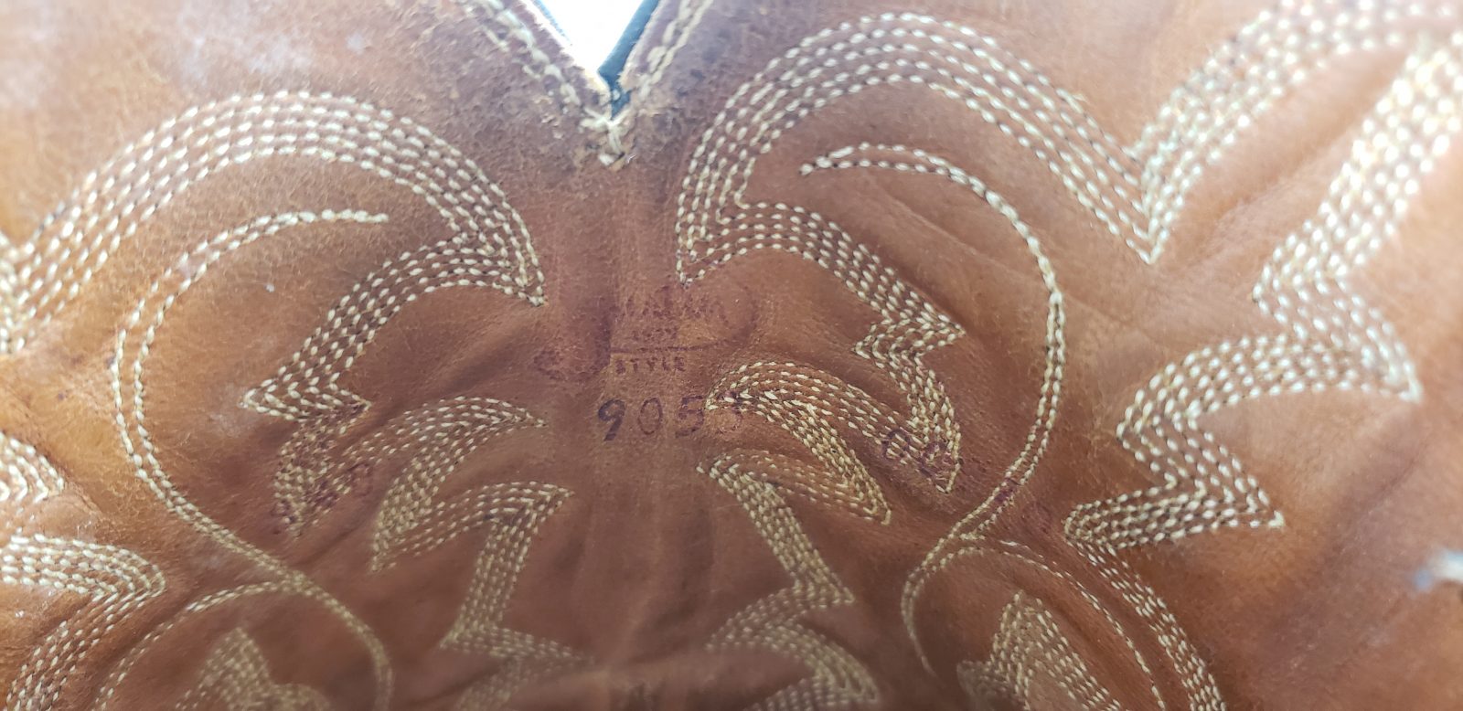 Justin Ft Worth Dark Brown Cowboy Western Boots Vintage Texas USA Made Men