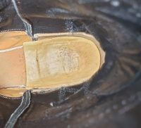 Justin Wicked Black Leather Western Cowboy Boots Pointy Toe Mexico Men