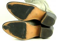 Kenny Rogers Marbled Gray Leather Cowboy Western Boots Vintage US Made Women