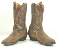 Laredo 4242 Brown Cowboy Western Work Boots Oil Chemical Resistant Men