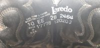Laredo Black Brown Leather Cowboy Western Boots Tips Vintage US Made Men