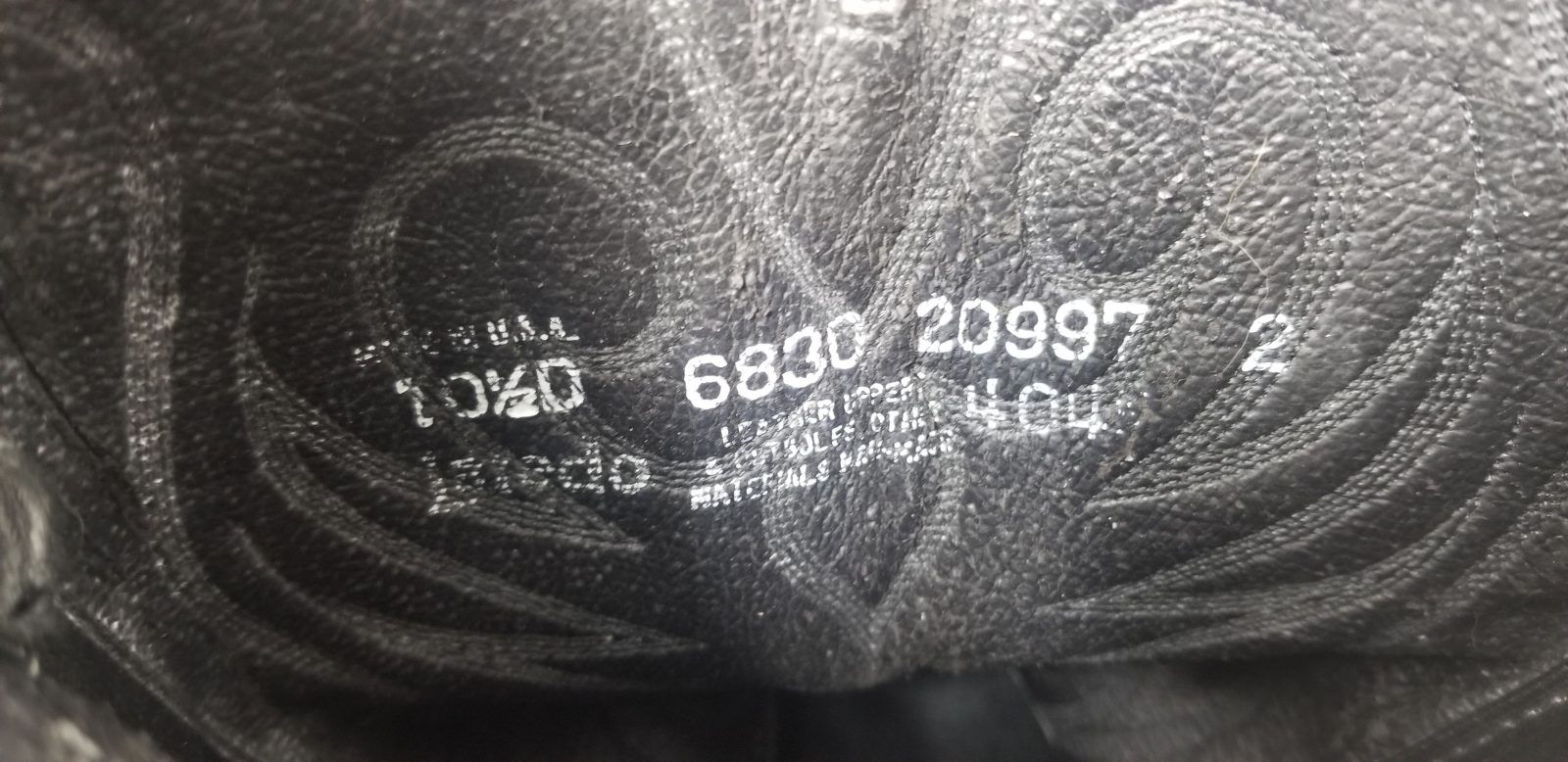 Laredo Black Leather Cowboy Western Riding Boots Vintage US Made Men