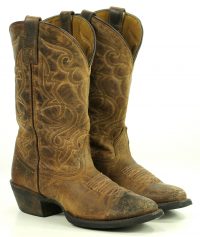 Laredo Maddie Distressed Brown Leather Cowboy Western Boots 51112 Women
