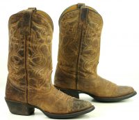 Laredo Maddie Distressed Brown Leather Cowboy Western Boots 51112 Women