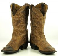 Laredo Maddie Distressed Brown Leather Cowboy Western Boots 51112 Women