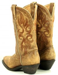 Laredo Maricopa Distressed Brown Leather Cowboy Western Boots 51041 Women