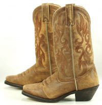 Laredo Maricopa Distressed Brown Leather Cowboy Western Boots 51041 Women