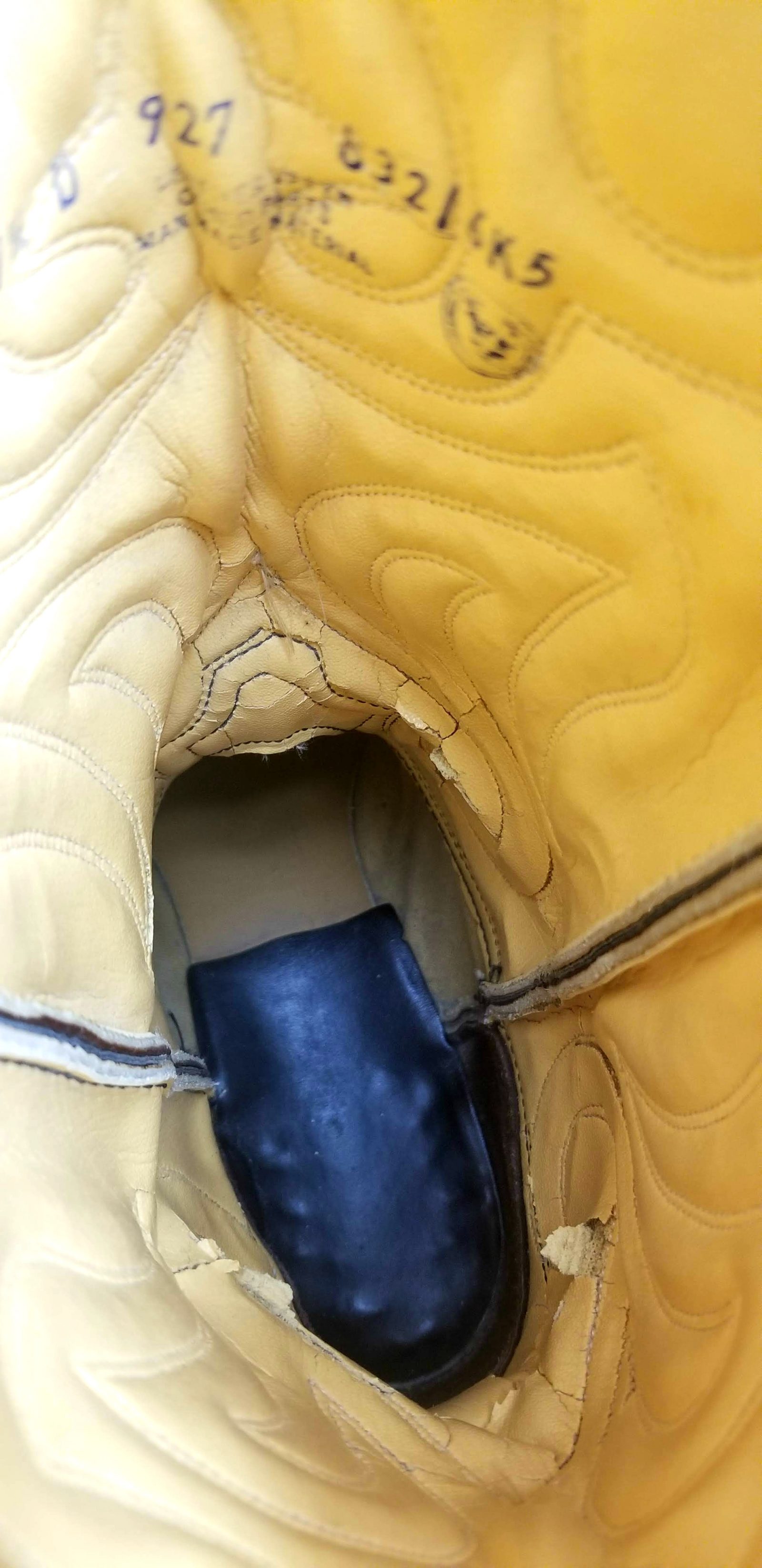 Mason Brown Leather Cowboy Western Work Boots Vinram Soles Vintage US Made (4)